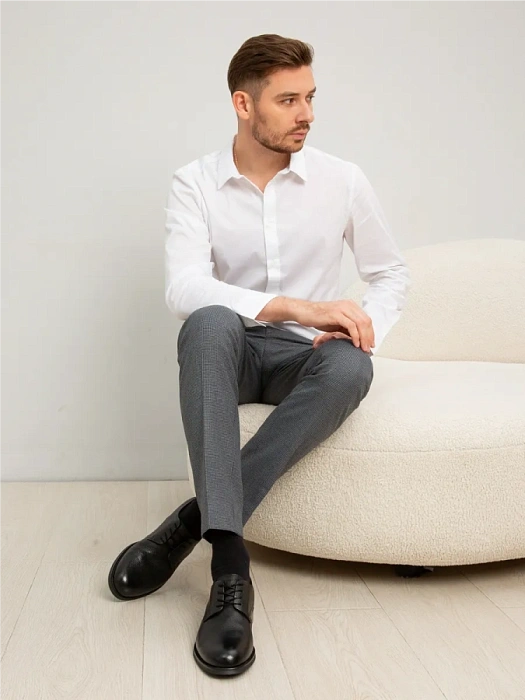 Мужские туфли BRUNO RENZONI  черные, артикул DF2265-101