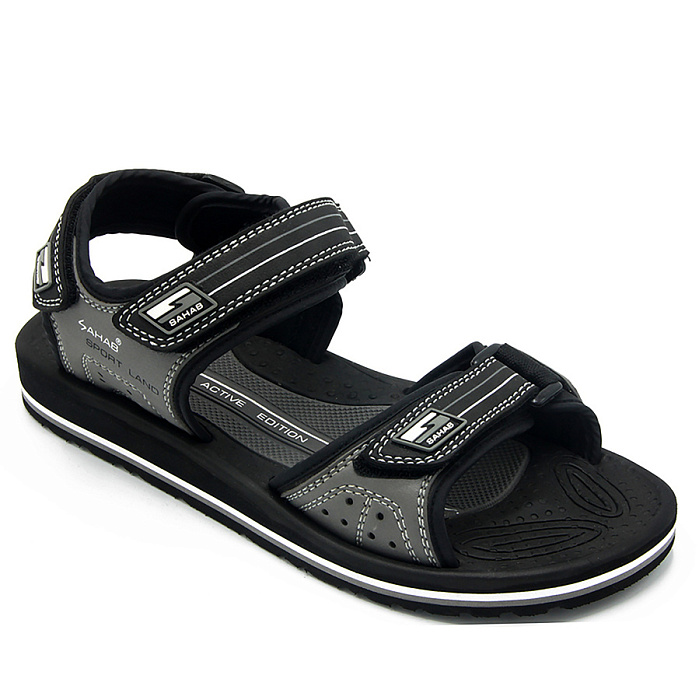 Мужские сандалии SAHAB черные, артикул S580MS_BLACK