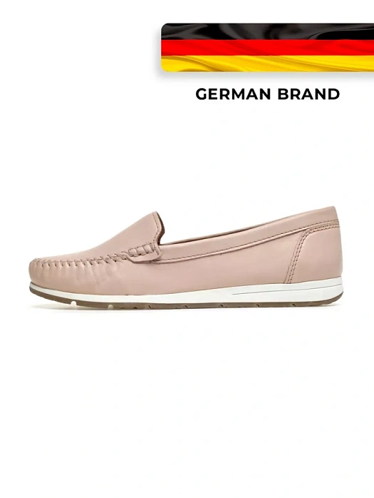 Женские мокасины MARCO TOZZI бежевые, артикул 2-24600-42-408