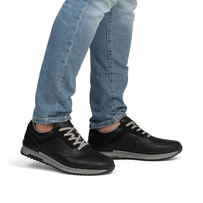 Мужские кроссовки RIEKER черные, артикул 16127-00