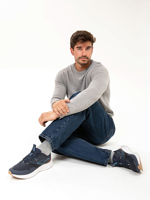 Мужские кроссовки FILA синие, артикул 126218-Z4