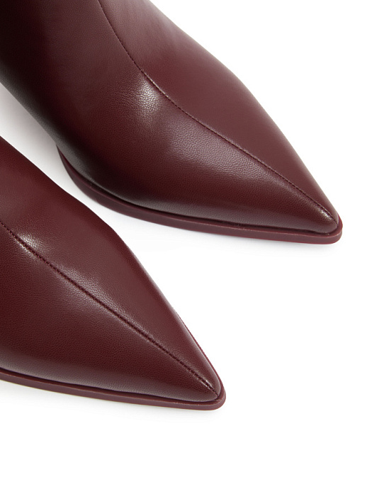 Женские полусапоги SOFIA-ALEXANDRA бордовые, артикул LT2636-0501-2