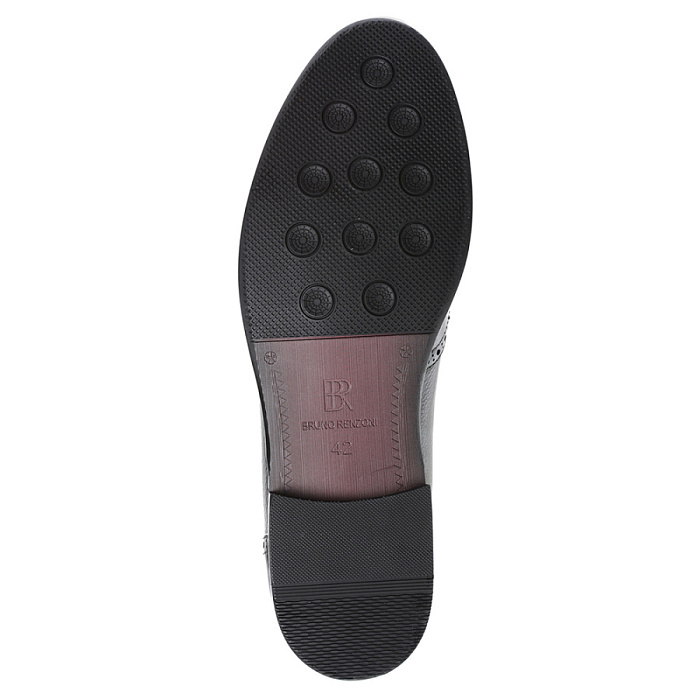 Мужские туфли basic BRUNO RENZONI  черные, артикул YS288AB-K14A