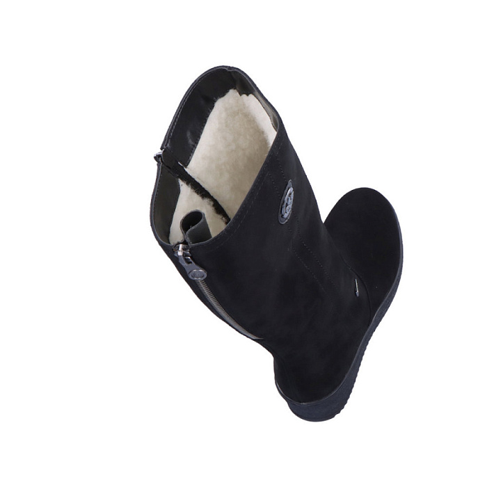 Женские сапоги RIEKER черные, артикул Y4470-00