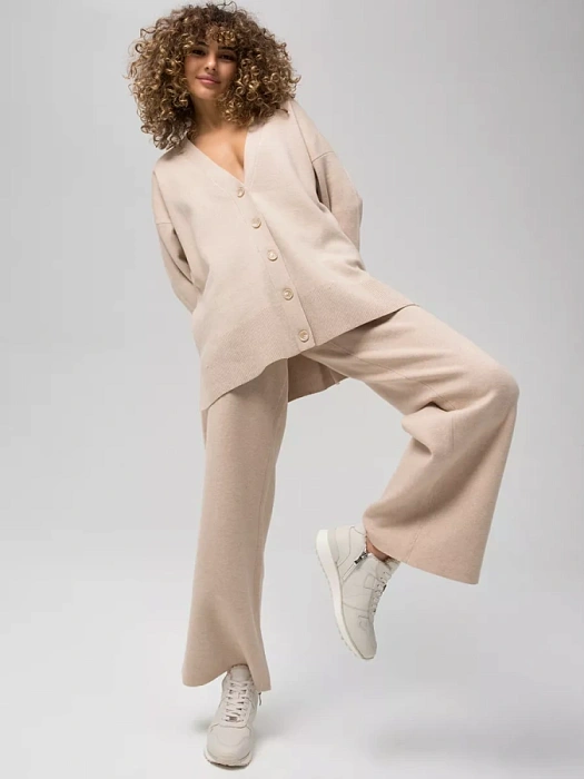 Женские ботинки basic eObuv белые, артикул 9-76220-41-412