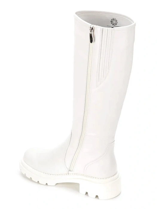 Женские сапоги FEDERICA RODARI белые, артикул 7E-3C537-312