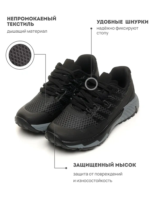 Женские кроссовки RS SPORT черные, артикул LH21A-221W-3/grey