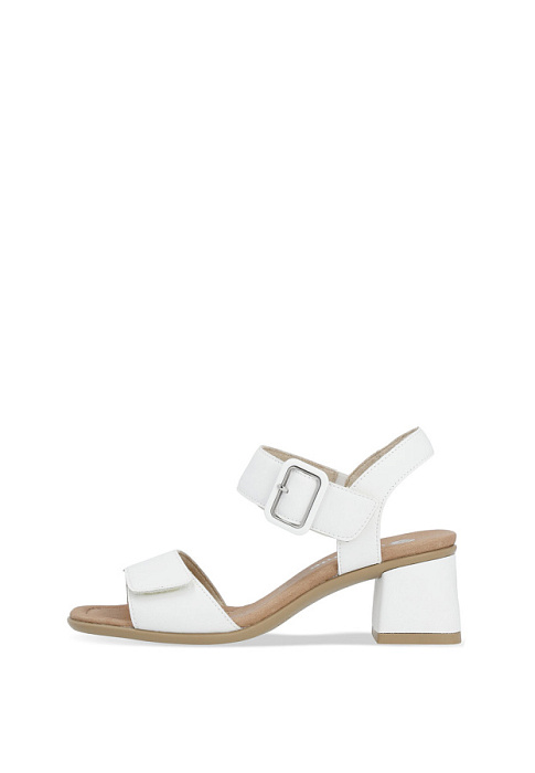 Женские босоножки  REMONTE белые, артикул D1K51-80