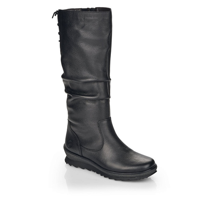 Женские сапоги REMONTE черные, артикул R8475-01