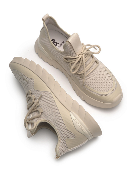 Мужские кроссовки BRUNO RENZONI  бежевые, артикул BR20523-MB