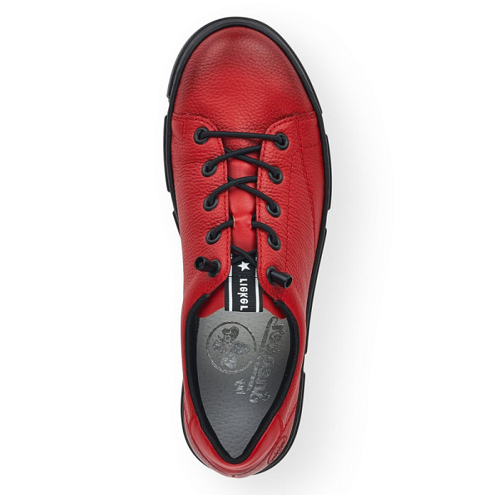 Женские кеды RIEKER красные, артикул N5903-33