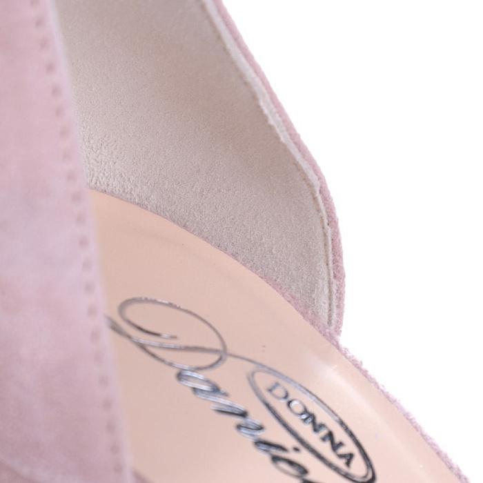 Женские туфли откр. basic Donna Daniella  розовые, артикул 198105