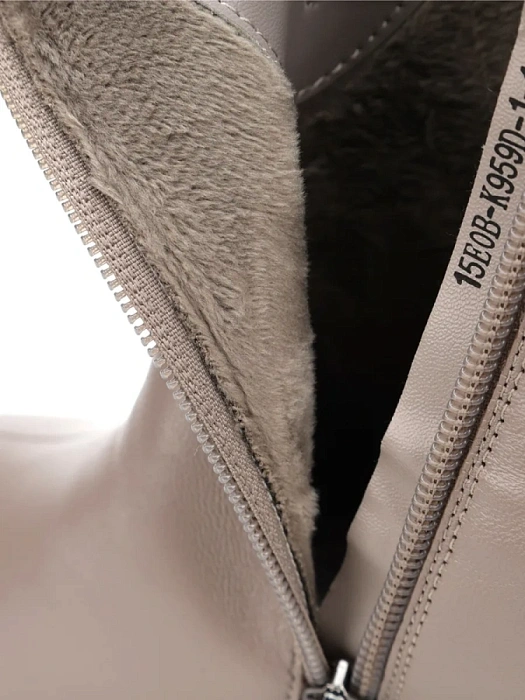 Женские ботильоны FEDERICA RODARI перламутровые, артикул 15EOB-K959D-1-1