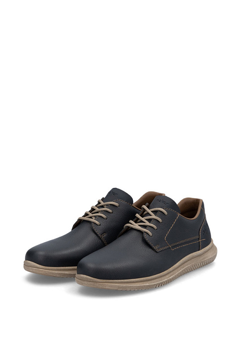 Мужские туфли RIEKER синие, артикул 10402-14