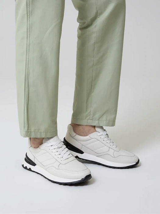 Мужские кроссовки BRUNO RENZONI  бежевые, артикул DQ58531-27