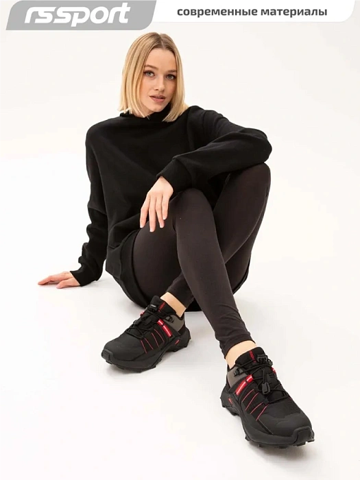 Женские кроссовки RS SPORT черные, артикул LK234A2W-3/black