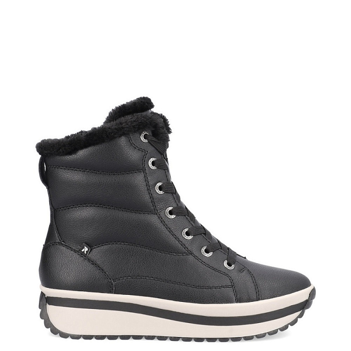 Женские ботинки basic RIEKER черные, артикул W0963-01