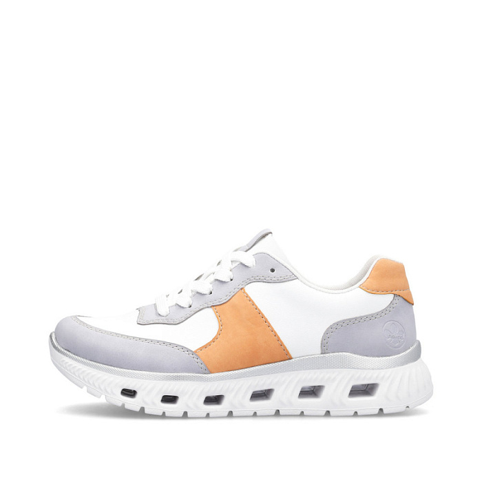 Женские кроссовки RIEKER белые, артикул M6001-80