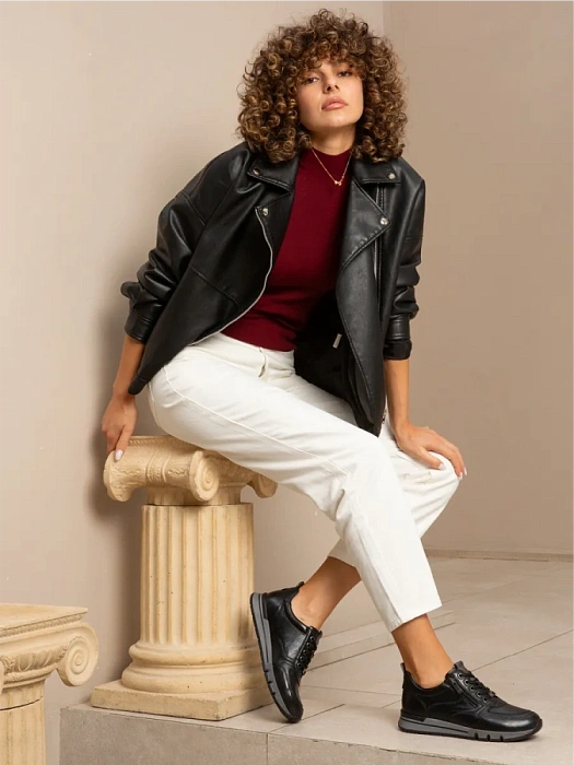 Женские кроссовки CAPRICE черные, артикул 9-23759-45-019