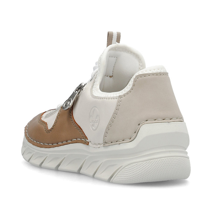 Женские кроссовки RIEKER бежевые, артикул 55064-60