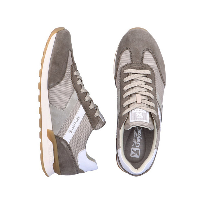 Мужские кроссовки RIEKER бежевые, артикул U0301-60