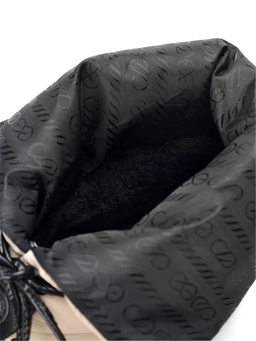 Женские дутики Donna Daniella  бежевые, артикул 32W9-4-416Z