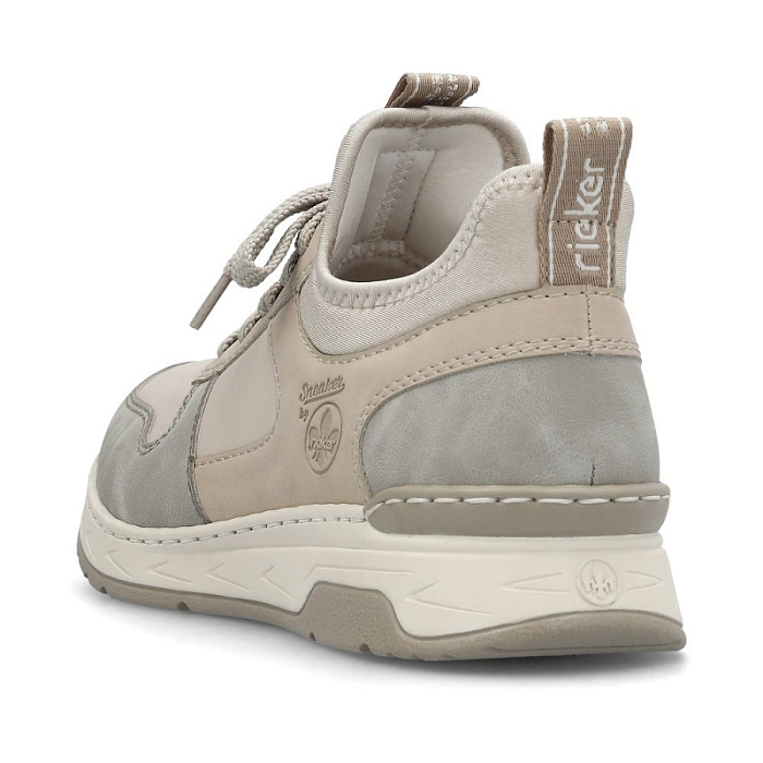 Женские кроссовки RIEKER бежевые, артикул M0058-60