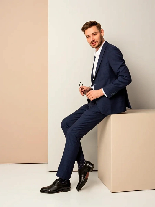 Мужские оксфорды BRUNO RENZONI  черные, артикул 5408A-958A