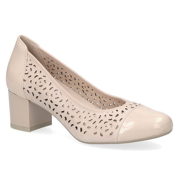 Женские туфли basic CAPRICE бежевые, артикул 9-9-22502-28-437
