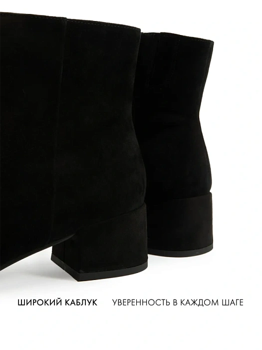 Женские ботильоны FEDERICA RODARI черные, артикул 17E-Z17954-25W