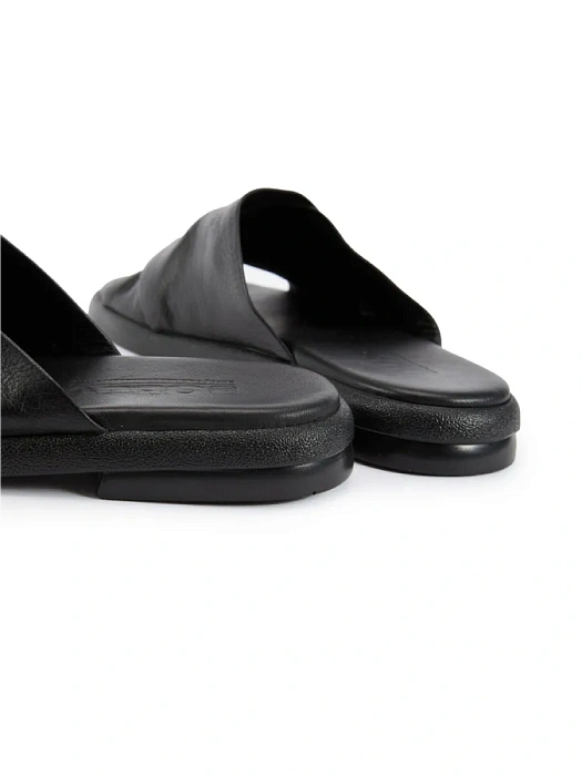 Женские шлепанцы eObuv черные, артикул D24YT-2290