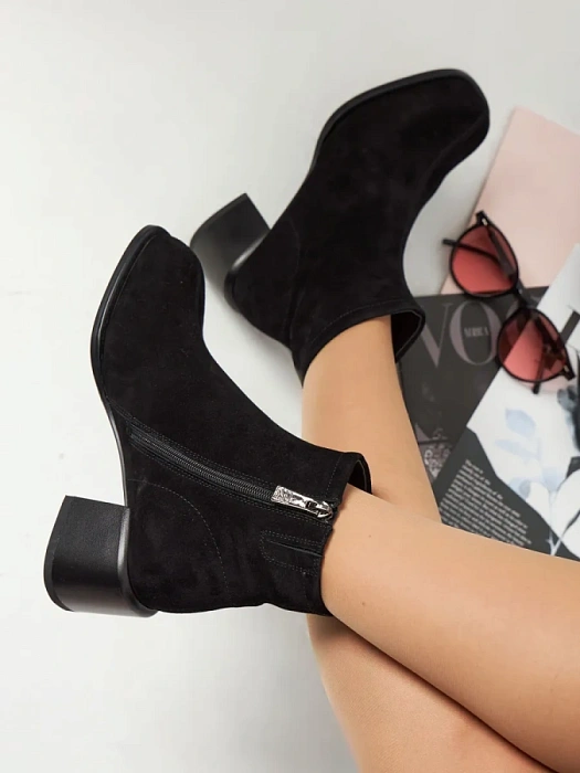 Женские ботильоны SOFIA-ALEXANDRA черные, артикул 17E-16614-H01