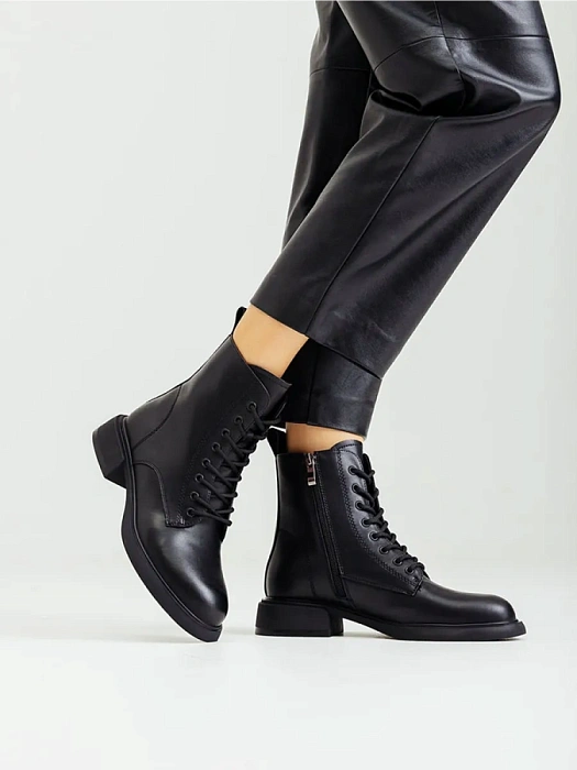 Женские ботинки FEDERICA RODARI черные, артикул 44E-A1183-61Z