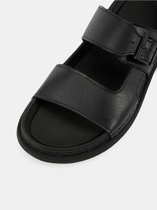 Мужские слайдеры BRUNO RENZONI  черные, артикул 031.674-1_black