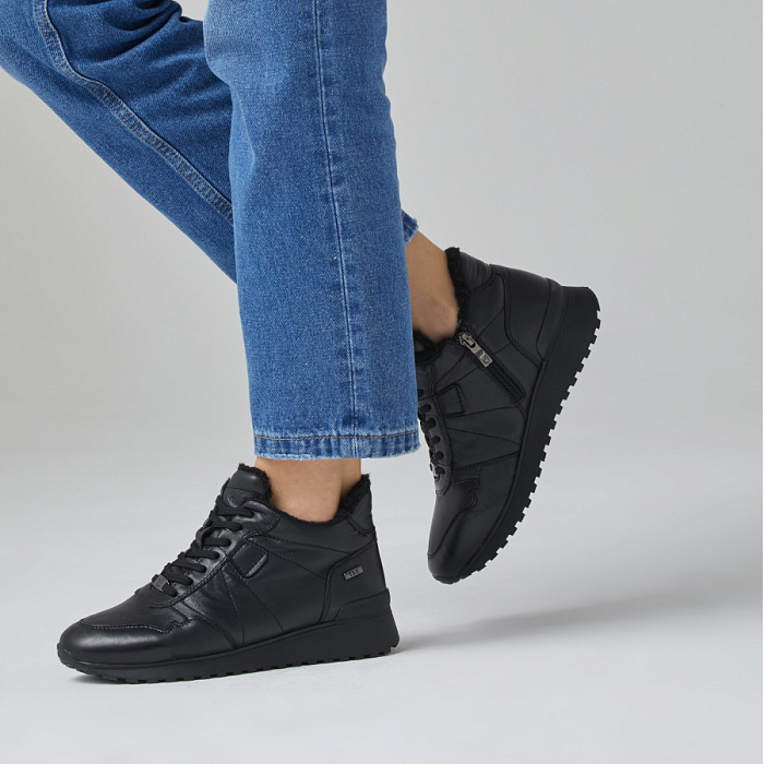 Женские ботинки basic CAPRICE черные, артикул 9-26210-41-022