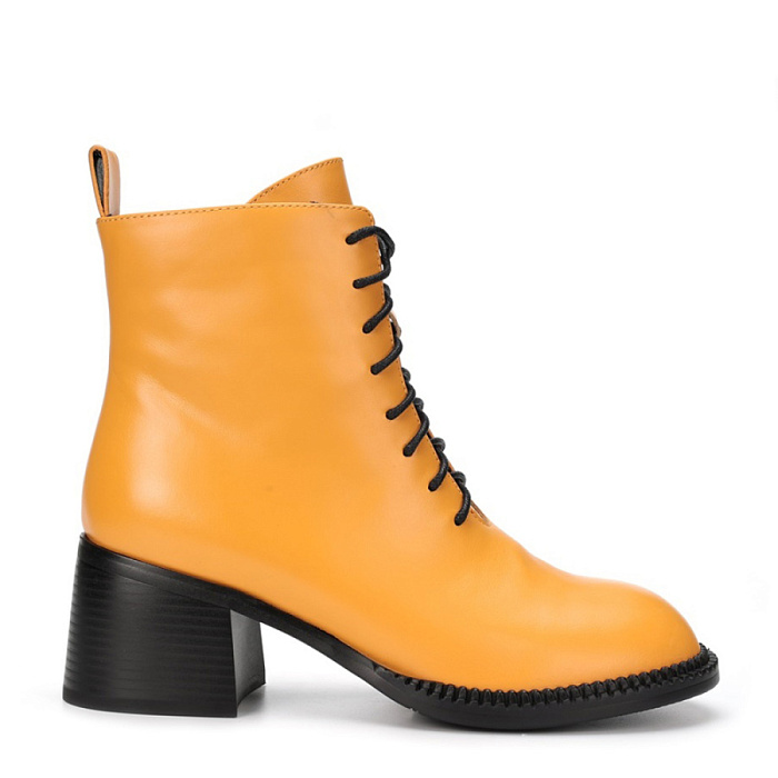 Женские ботинки FEDERICA RODARI ярко-желтые, артикул 7EOB-FH1550-5-890-2