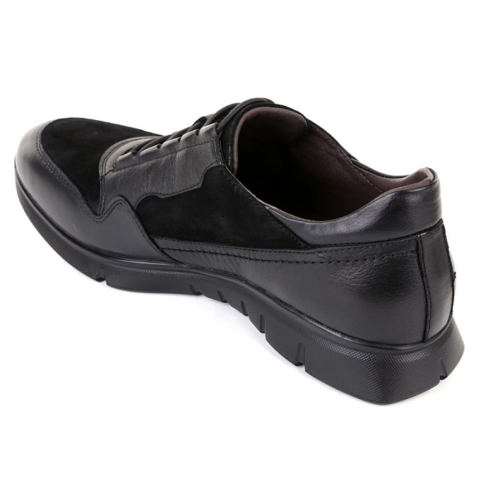 Мужские кроссовки BRUNO RENZONI  черные, артикул 016A-A822A
