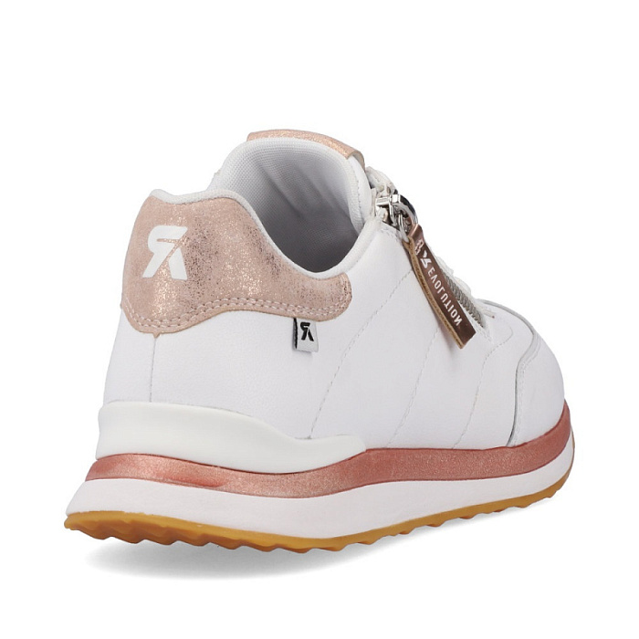 Женские кроссовки RIEKER белые, артикул 42505-80