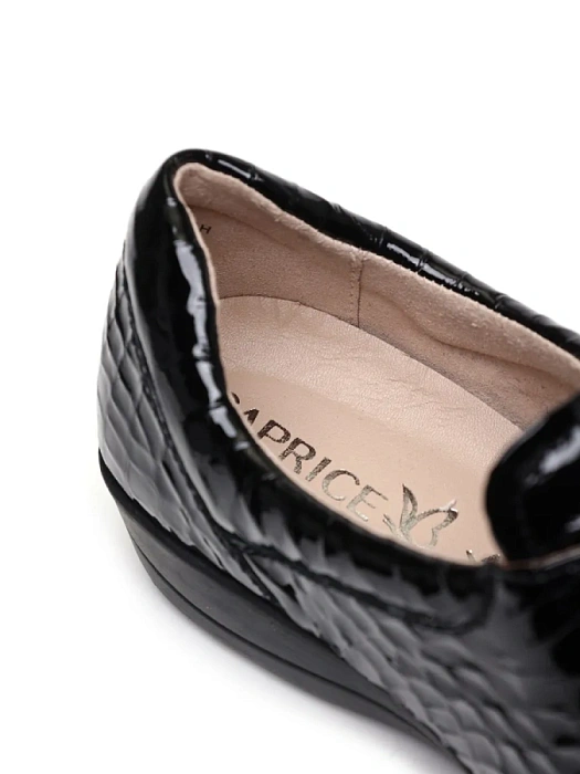 Женские туфли basic CAPRICE черные, артикул 9-24656-43-014
