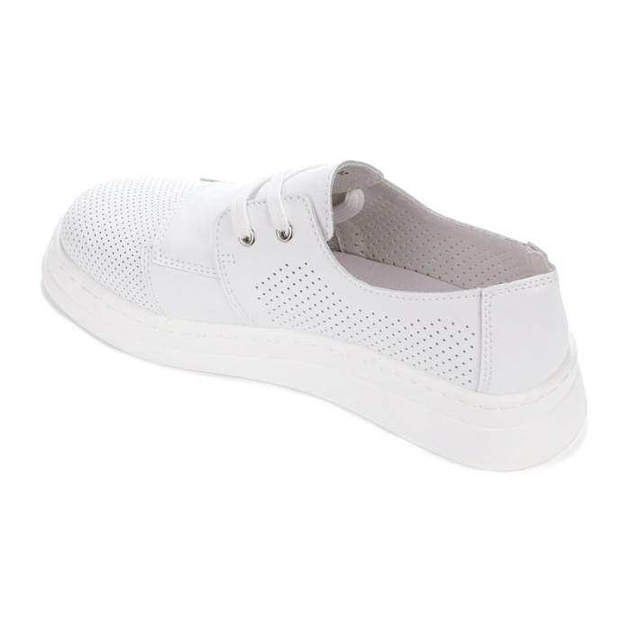 Женские туфли basic Donna Daniella  белые, артикул 52E-LQFR044-1