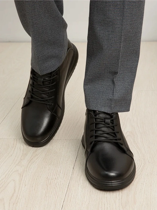 Мужские кеды BRUNO RENZONI  черные, артикул DSHD-DM005