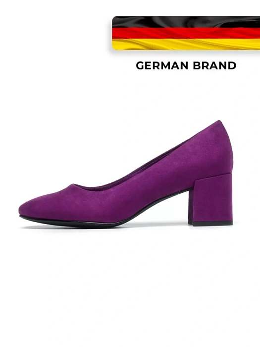 Женские туфли лодочки basic MARCO TOZZI сиреневые, артикул 2-22424-42-587