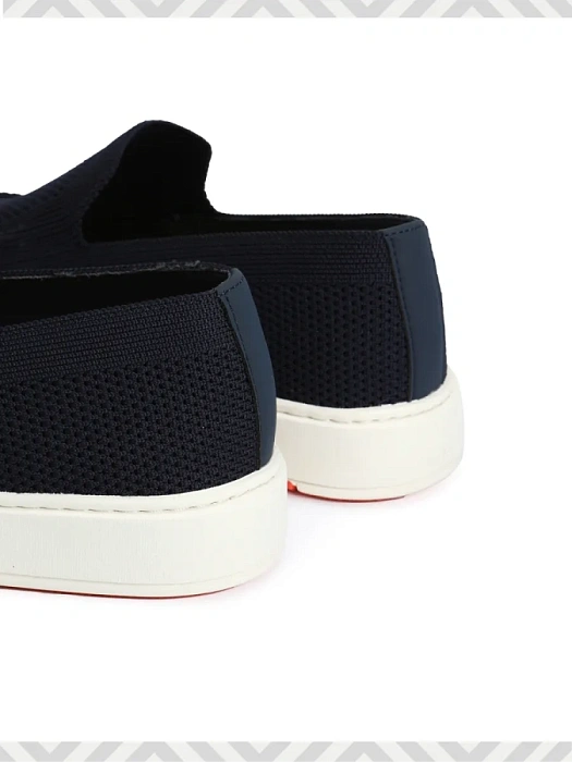 Мужские слипоны BRUNO RENZONI  синие, артикул BR20532-MB