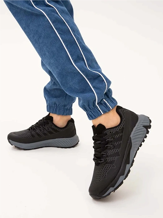 Женские кроссовки RS SPORT черные, артикул LH21A-221W-3/grey