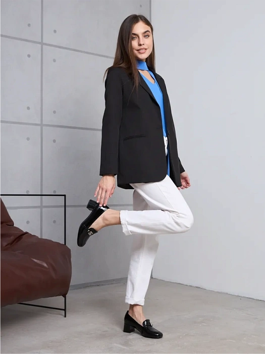 Женские туфли SOFIA-ALEXANDRA черные, артикул 38E-HF1386-B1539D1-25W