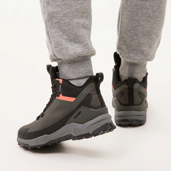 Мужские ботинки basic STROBBS серые, артикул C9335-19