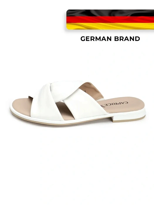 Женские пантолеты CAPRICE белые, артикул 9-27100-42-102