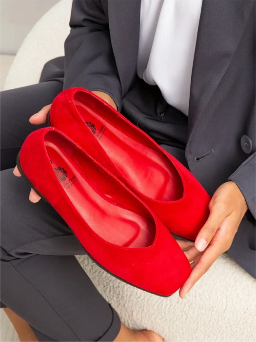 Женские туфли FEDERICA RODARI красные, артикул 43E-T1180-N65001-15