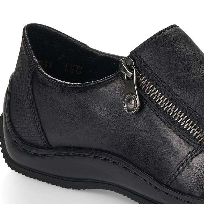 Женские туфли basic RIEKER черные, артикул L1780-00