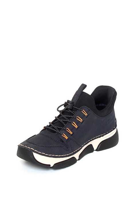 Женские ботинки RIEKER синие, артикул 45963-14